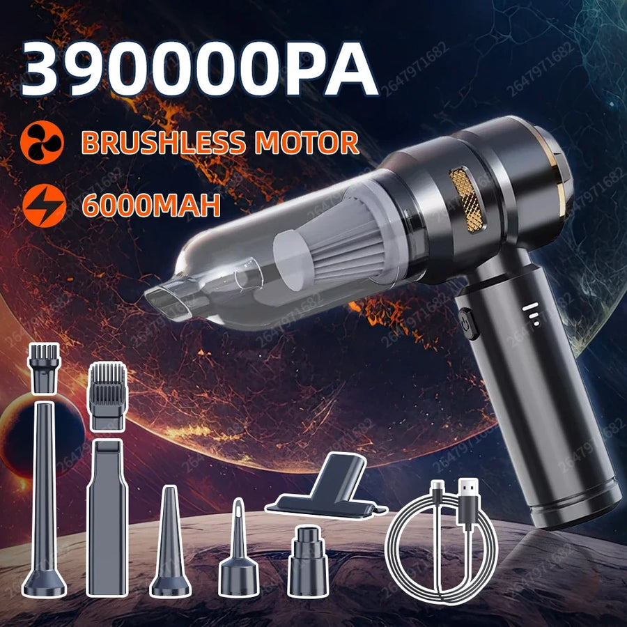 CLEANSIGNAL Car Vacuum | Brushless Beast for Every Mess