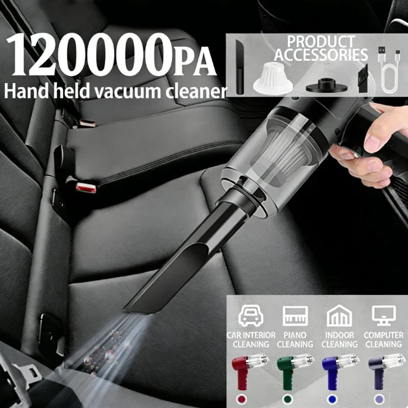 CLEANSIGNAL Handheld Vacuum | 120K PA Powerhouse Suction