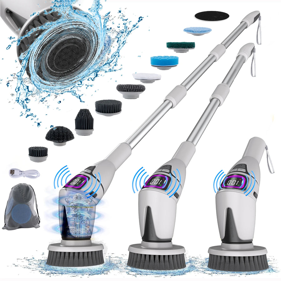CLEANSIGNAL Spin Scrubber | 3-Speed Deep Clean Without the Elbow Grease